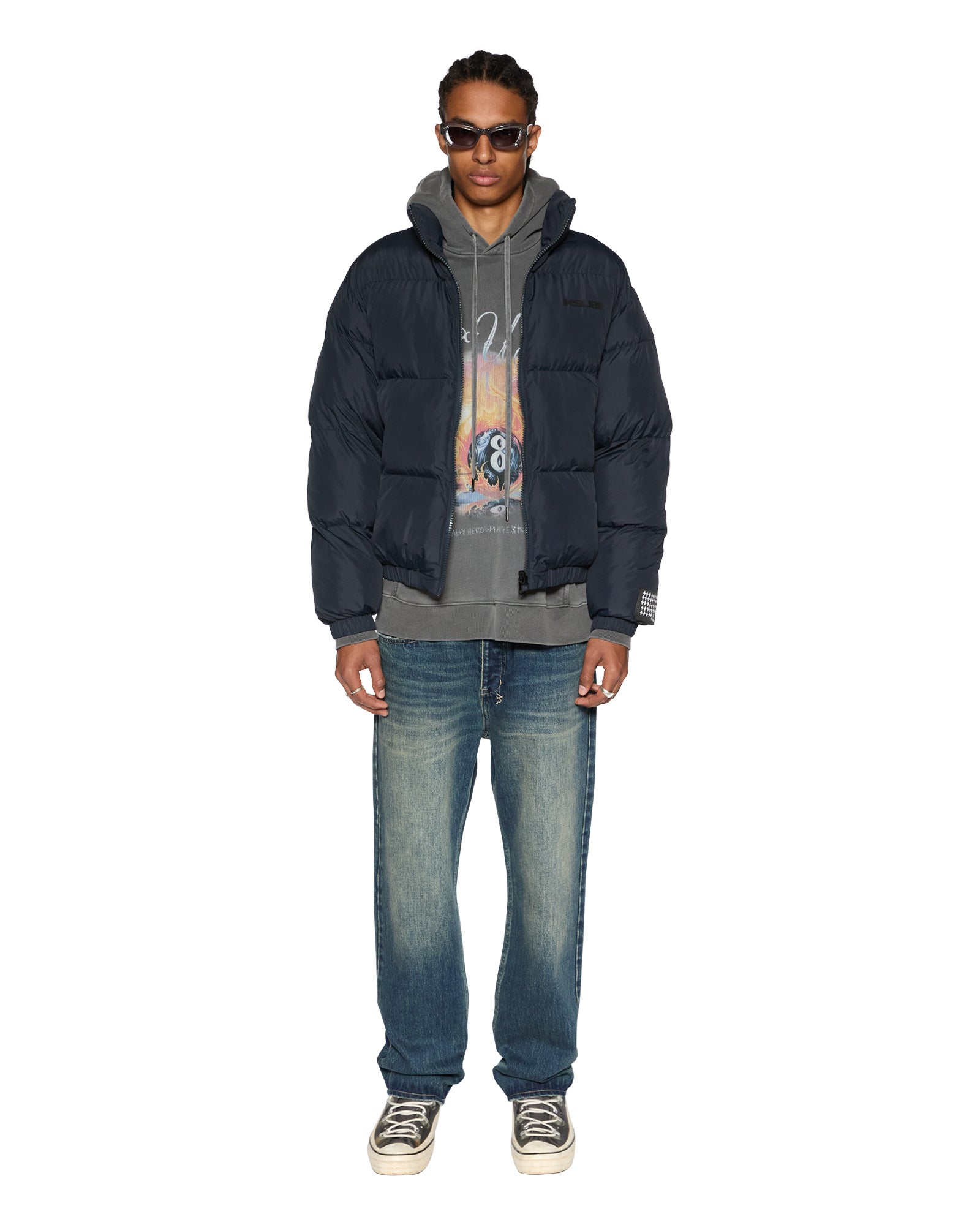 SOTT PUFFER JACKET NAVY - Image 2