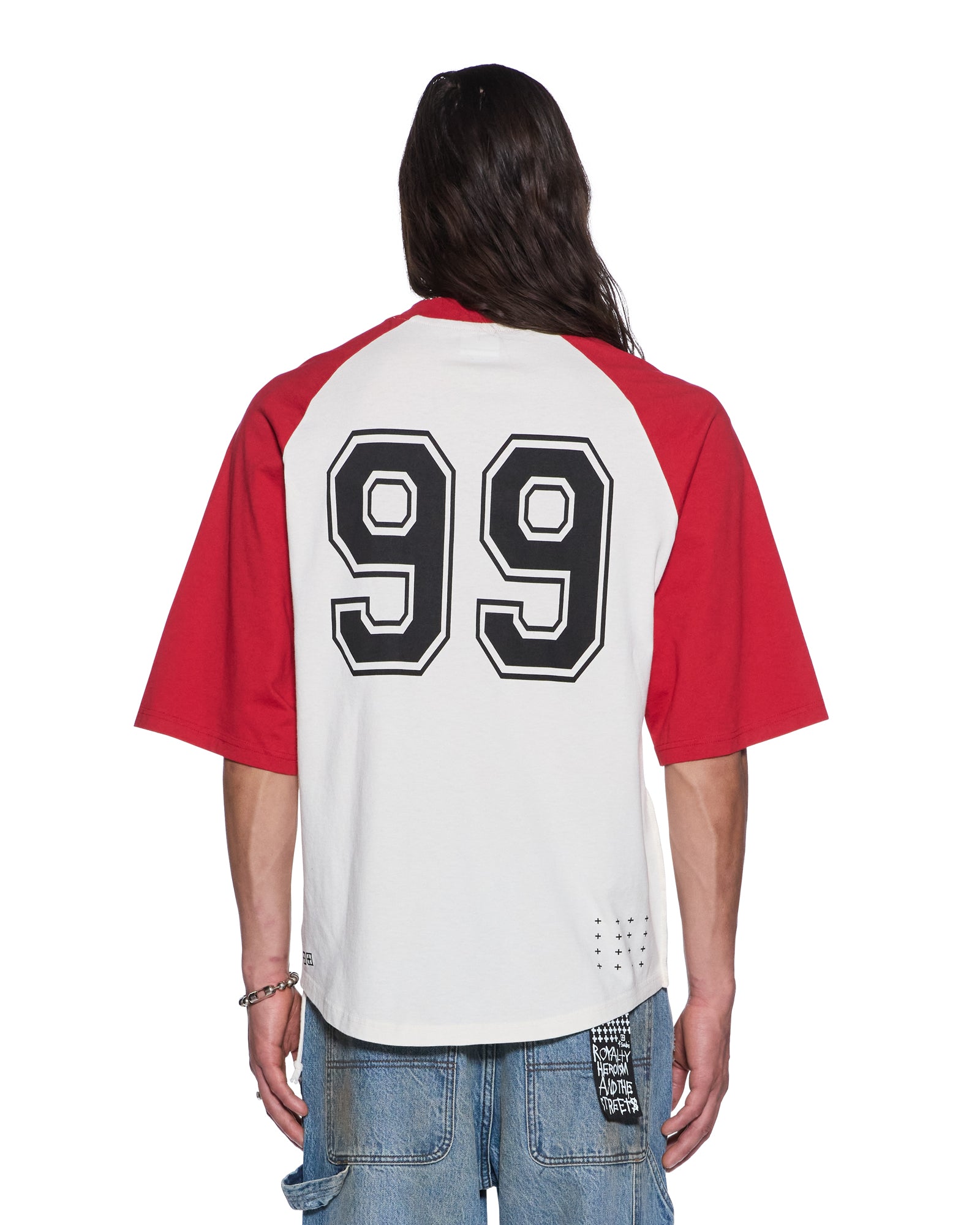 99 BIGGIE RAGLAN SS TEE RED - Image 2