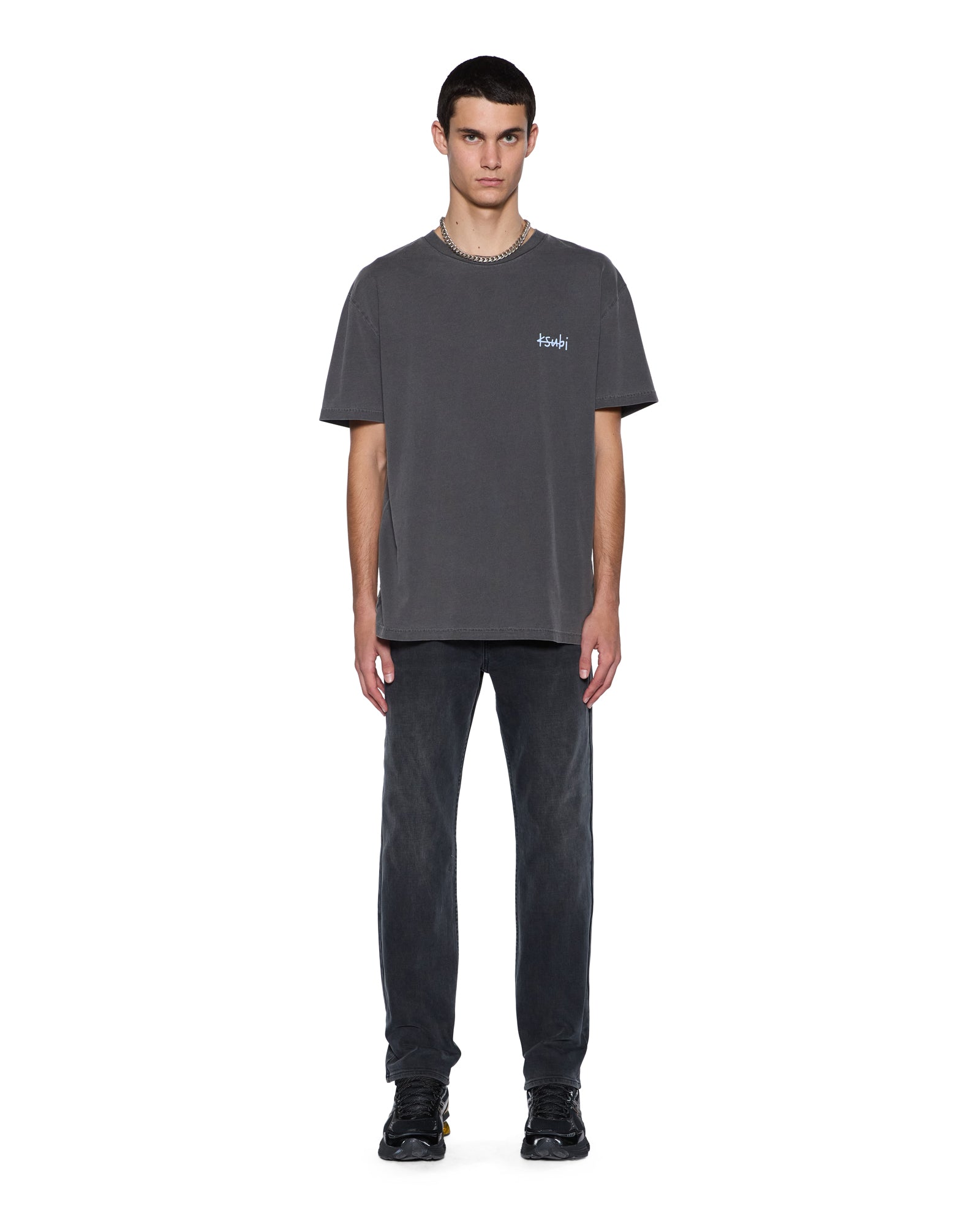 ALL DAY BIGGIE SS TEE CHARCOAL - Image 3