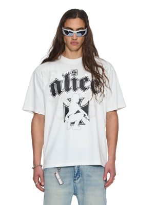 KSUBI X ALICE HOLLYWOOD GRAPHIC TEE WHITE