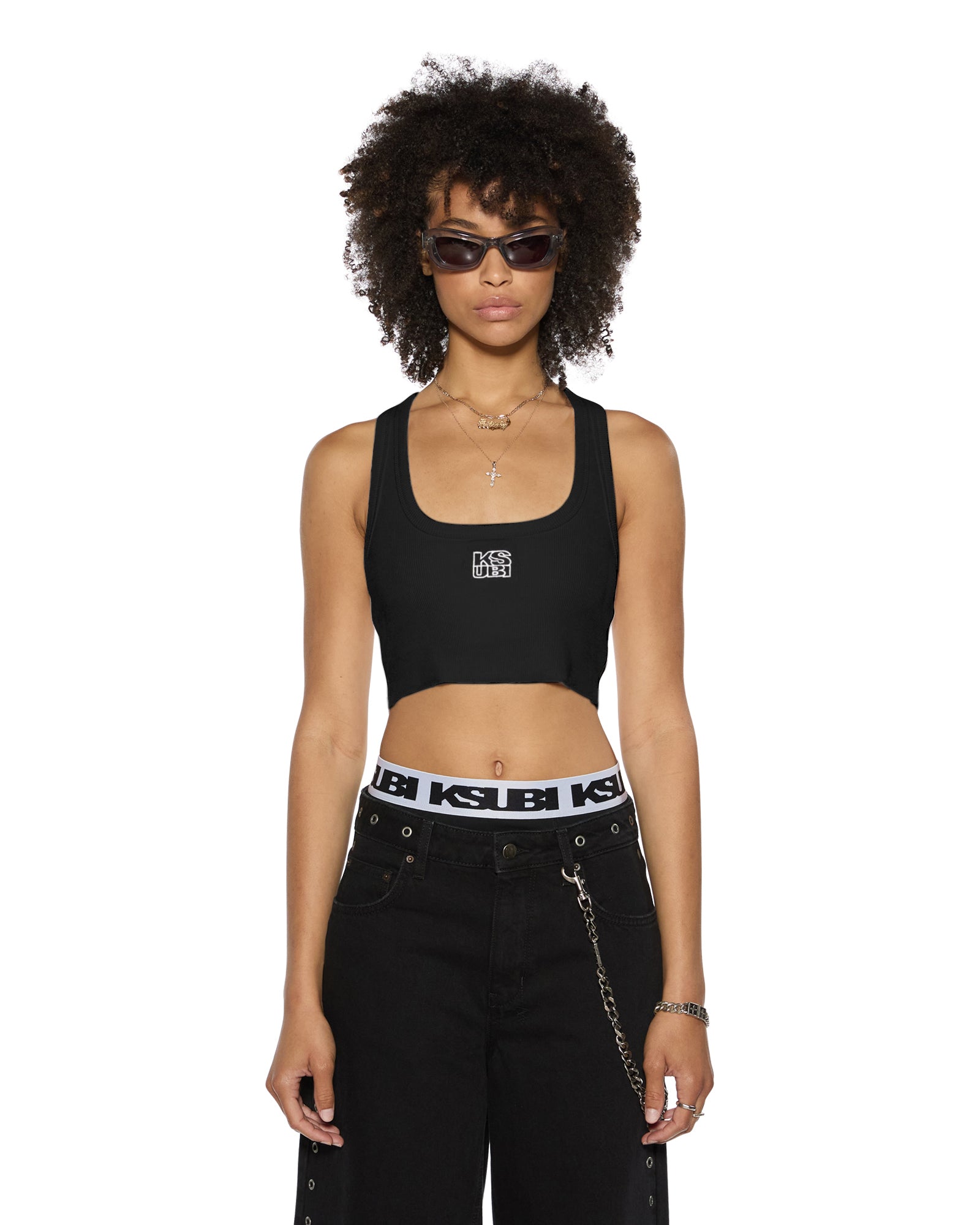 STACKED ORIGIN CROP BLACK - Image 3