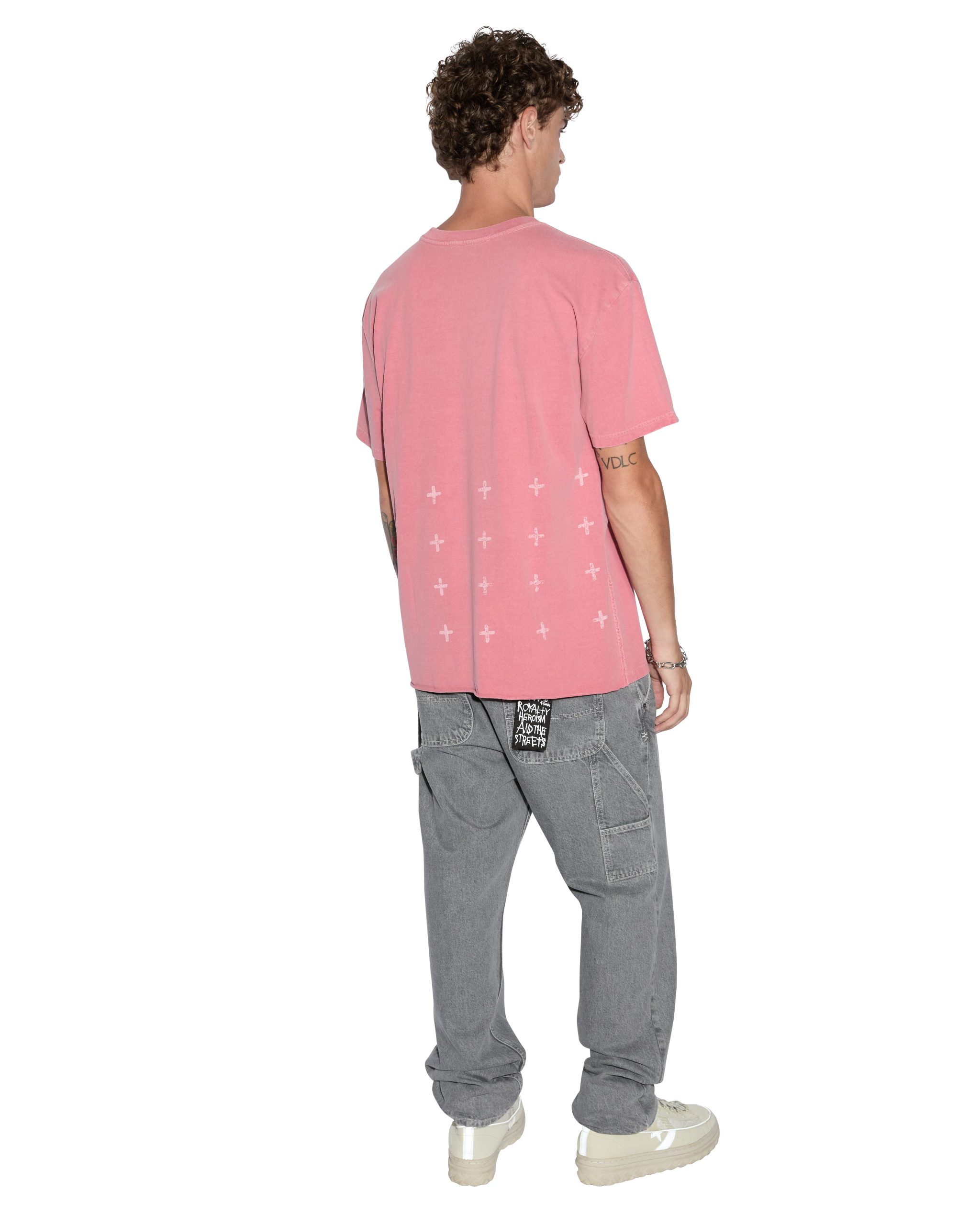 1999 BIGGIE SS TEE BLEACHED RED - Image 6