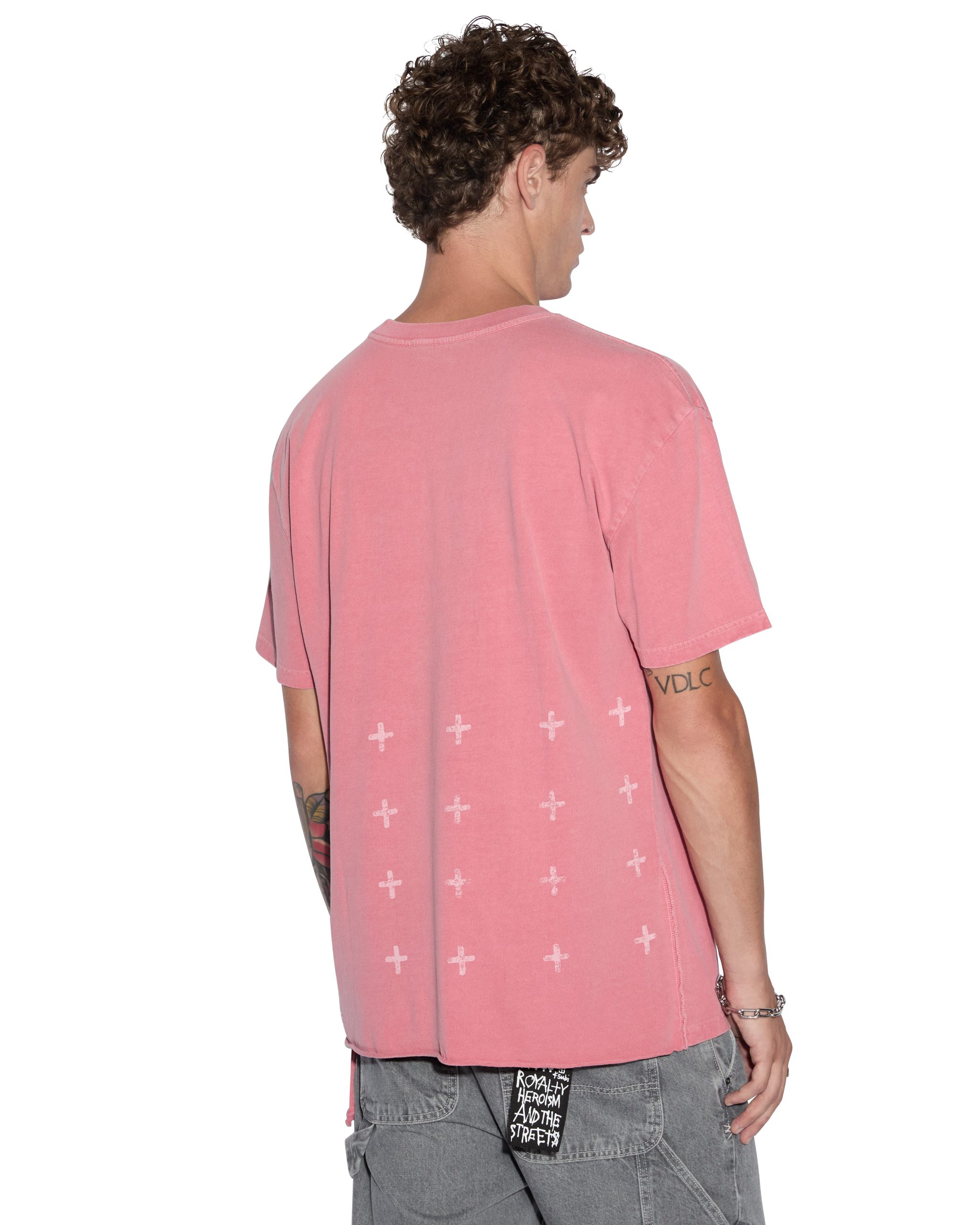 1999 BIGGIE SS TEE BLEACHED RED - Image 2