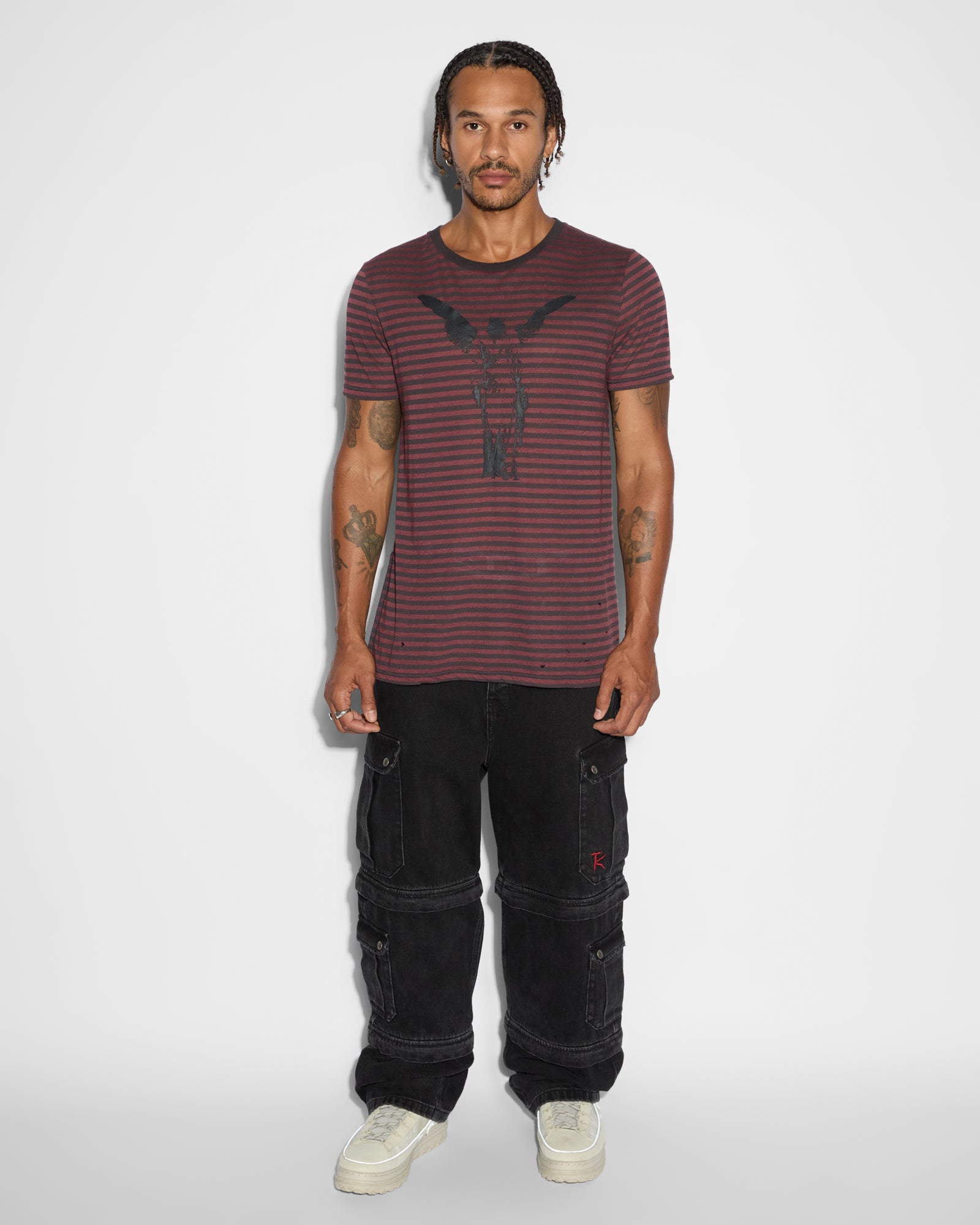 ANGEL SIOUX SS TEE RED STRIPE - Image 7