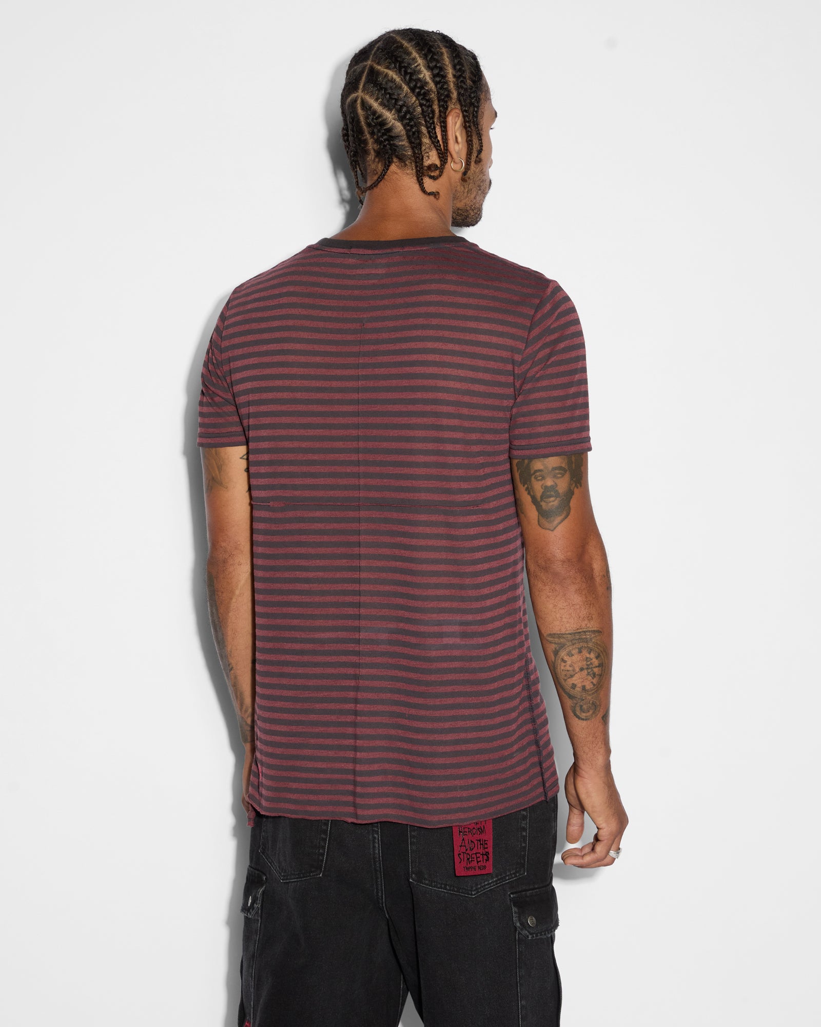 ANGEL SIOUX SS TEE RED STRIPE - Image 3