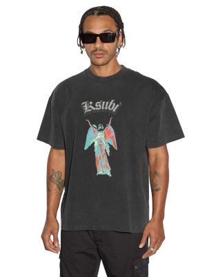 ANGELIK EKCESS SS TEE ACID BLACK