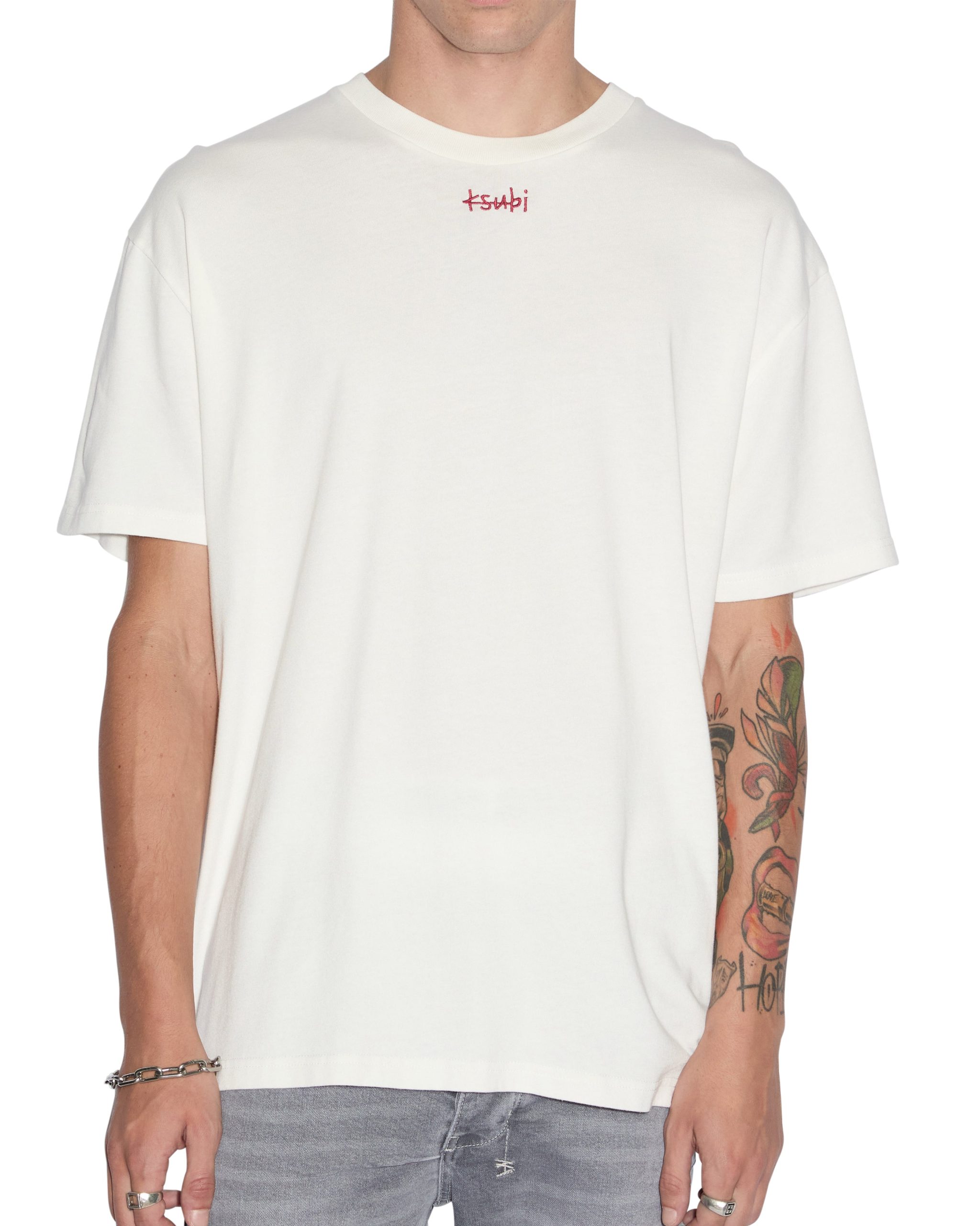 STITCH UP BIGGIE SS TEE VINTAGE WHITE - Image 3