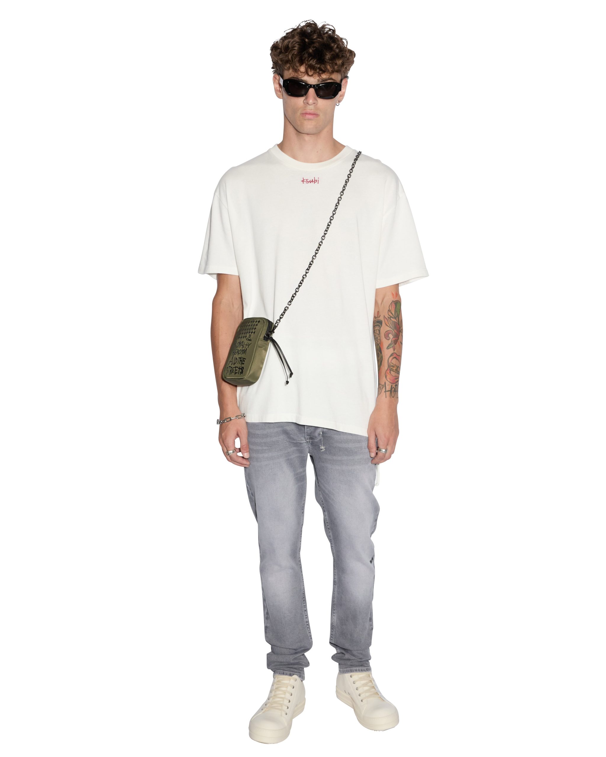 STITCH UP BIGGIE SS TEE VINTAGE WHITE - Image 2