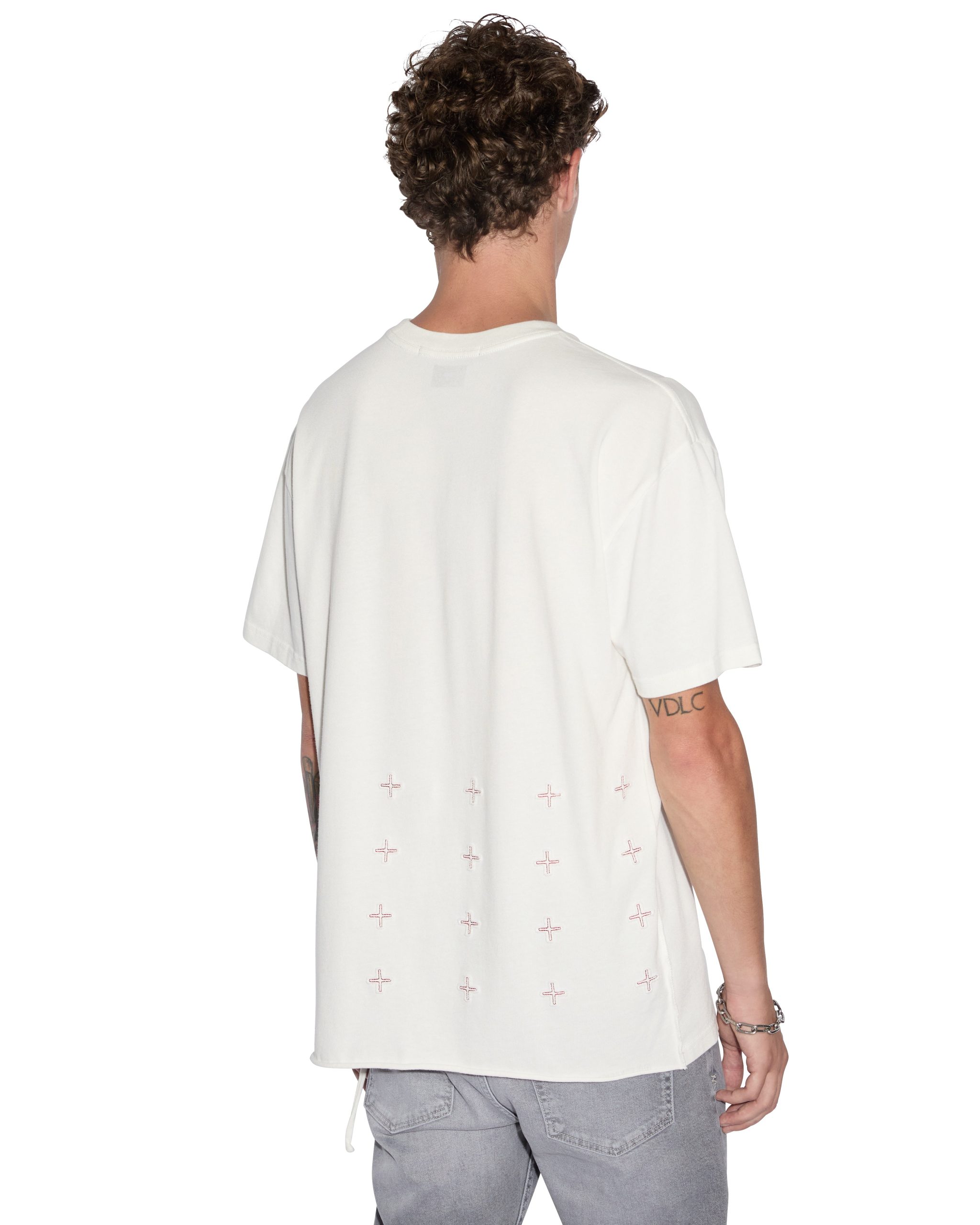 STITCH UP BIGGIE SS TEE VINTAGE WHITE - Image 4