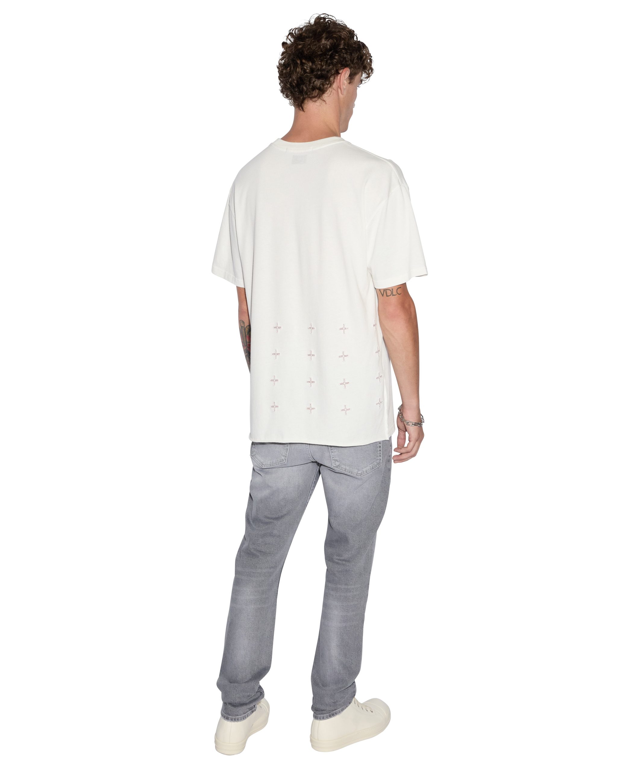 STITCH UP BIGGIE SS TEE VINTAGE WHITE - Image 6