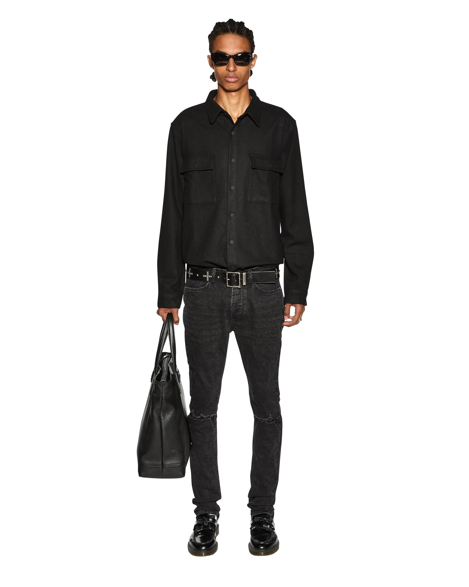 1999 SNAKEBITE LS SHIRT BLACK - Image 2