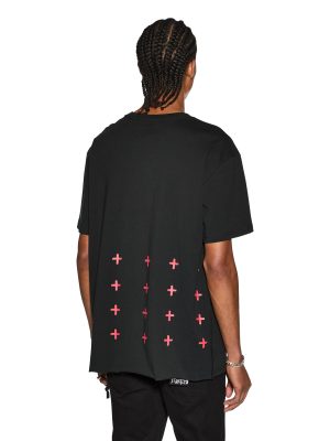 4X4 BIGGIE SS TEE BLACK/RED