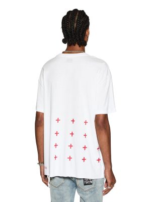 4X4 BIGGIE SS TEE WHITE/RED