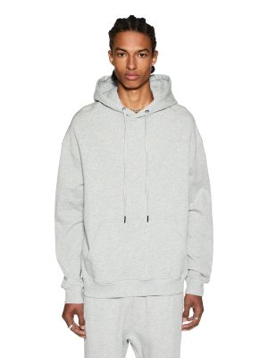 4 X 4 BIGGIE HOODIE GREY MARLE