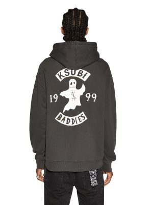 BADDIES BIGGIE HOODIE FADED BLACK