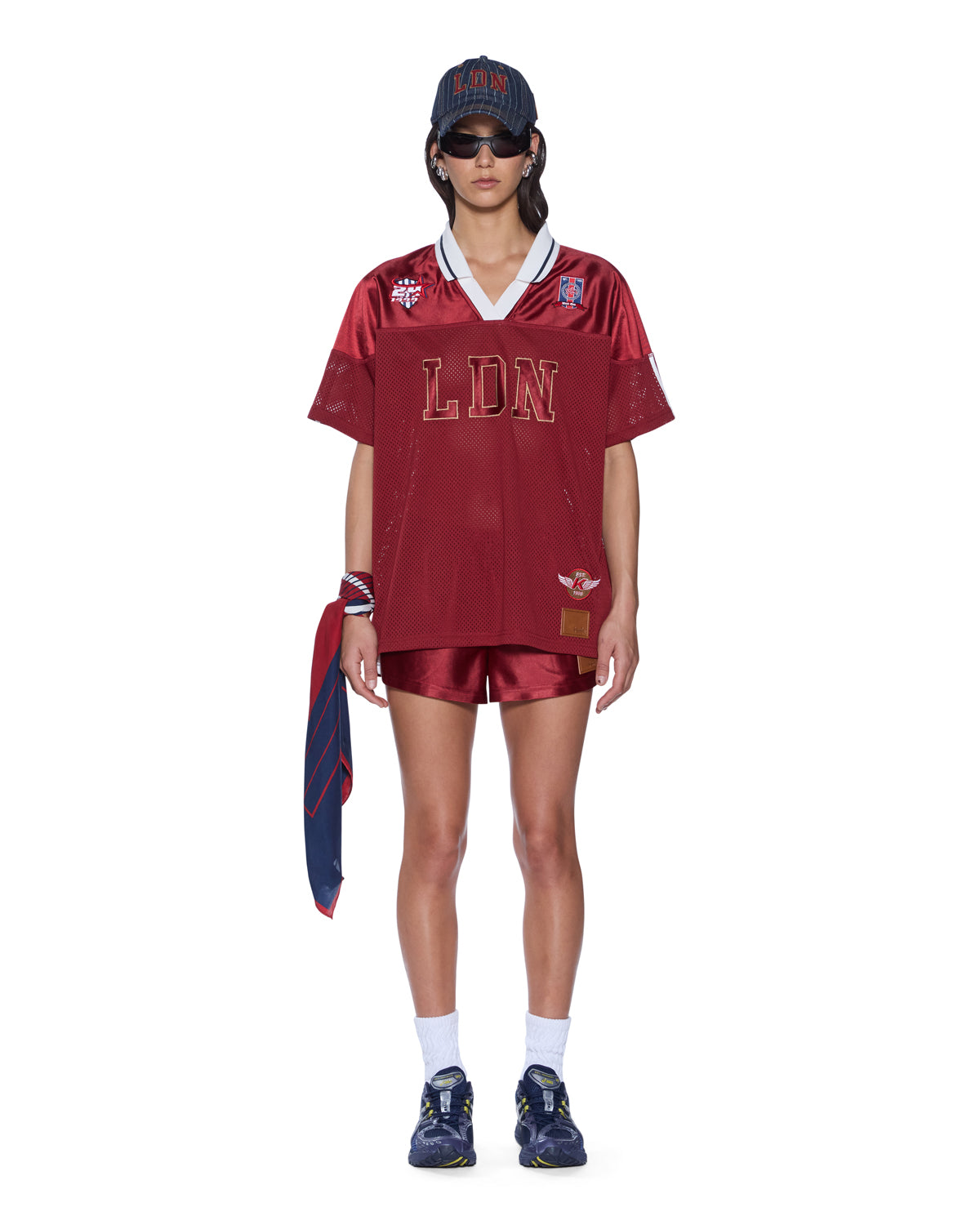 LDN BOYFRIEND SS JERSEY GARNET - Image 3