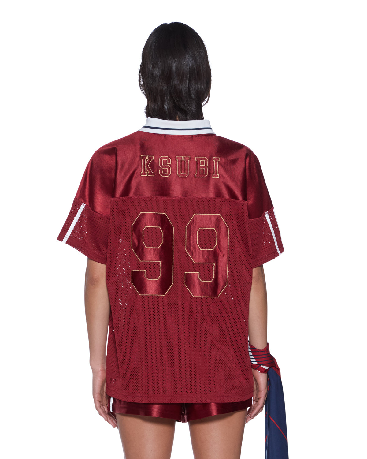 LDN BOYFRIEND SS JERSEY GARNET - Image 2