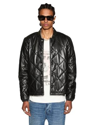 ECLIPSE QUILTED BOMBER BLACK