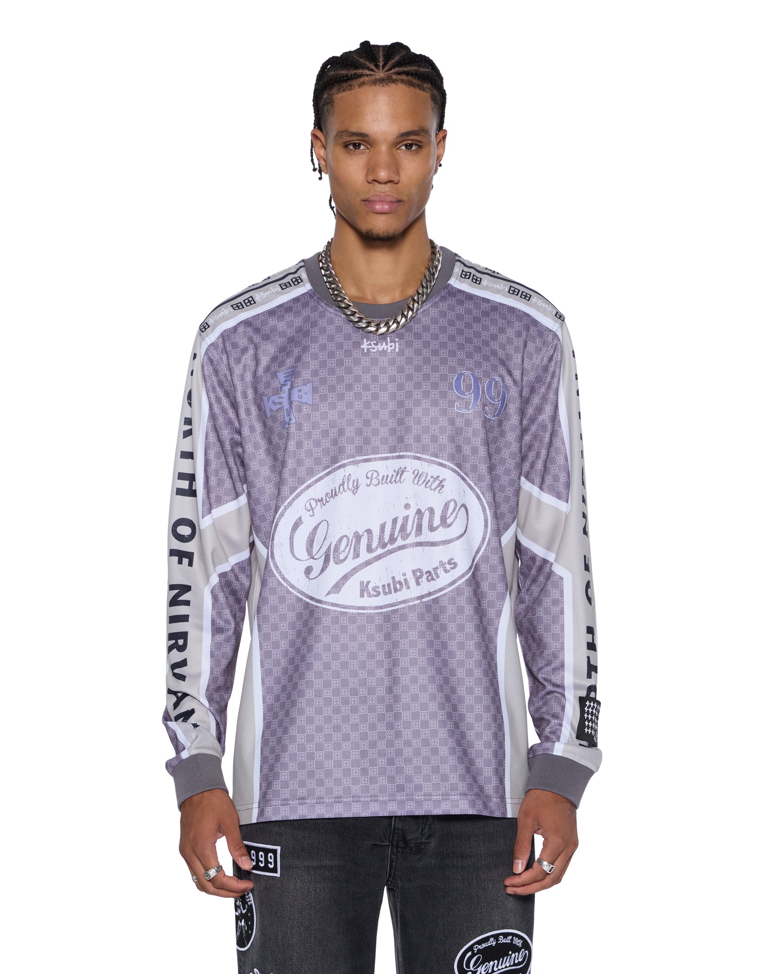 GARAGE LS MOTO JERSEY MOSS BLACK - Image 4