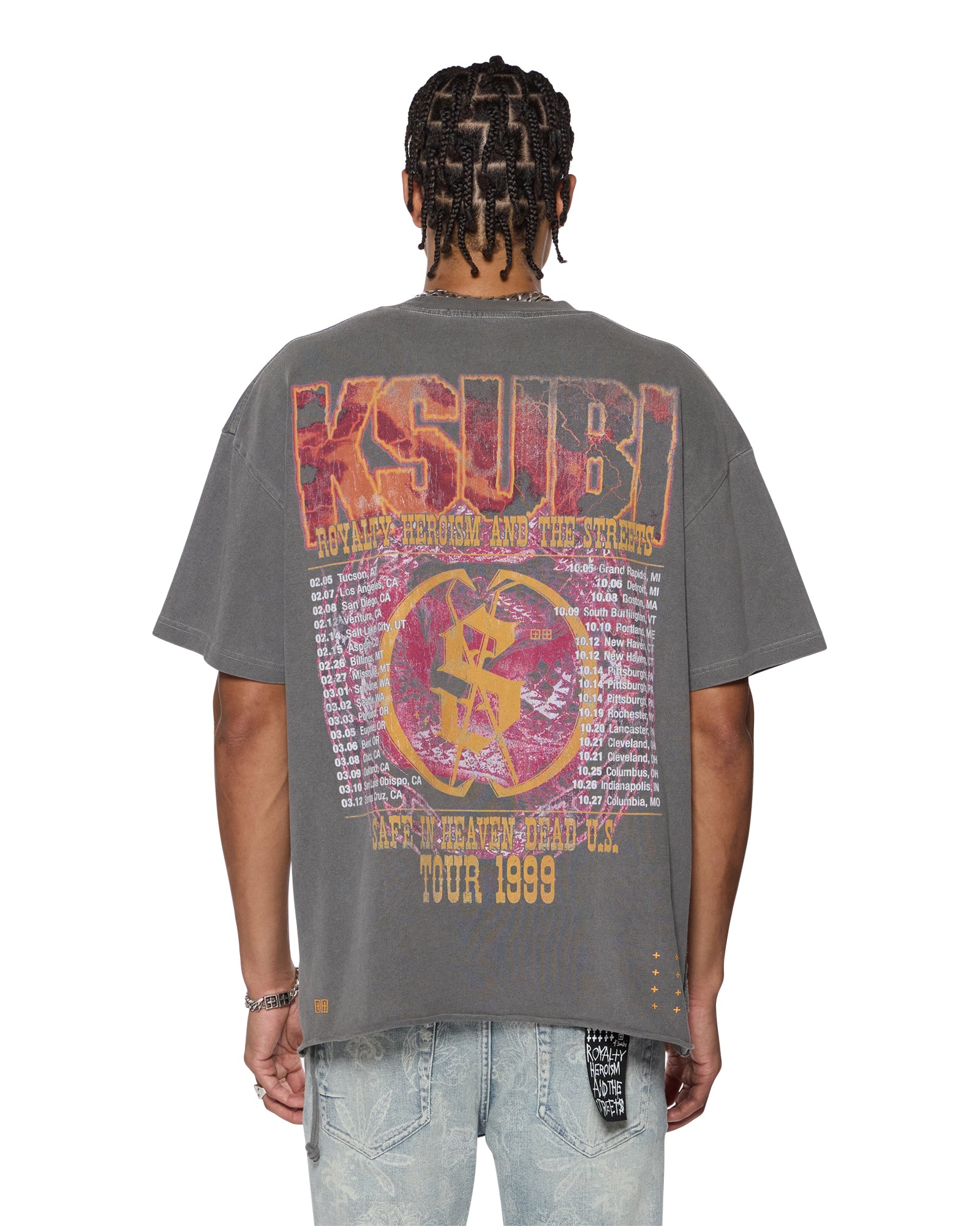 KICKSTART EKCESS SS TEE CHARCOAL