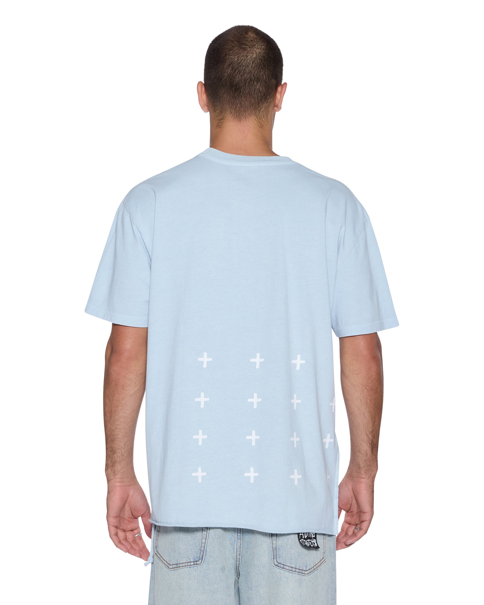 LAST SUMMER BIGGIE SS TEE BLUE MIST - Image 3