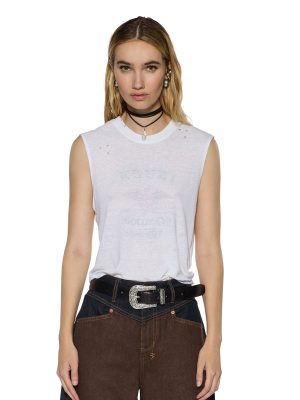 MOTOR OIL MOSS TANK WHITE