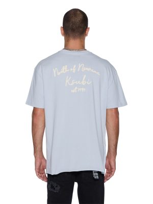 SALUD BIGGIE SS TEE BLUE MIST