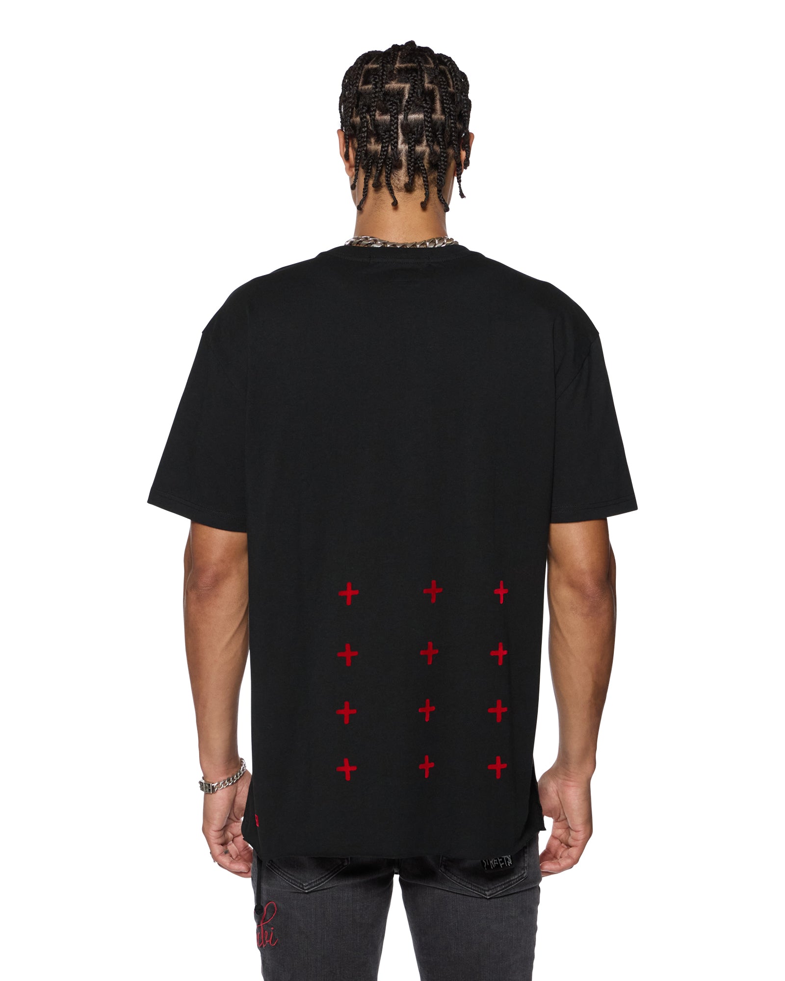 SIN AGAIN BIGGIE SS TEE JET BLACK - Image 3