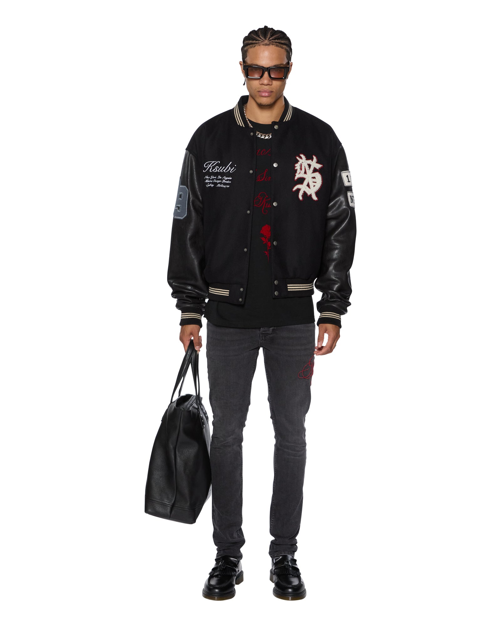 SIN AGAIN BIGGIE SS TEE JET BLACK - Image 2