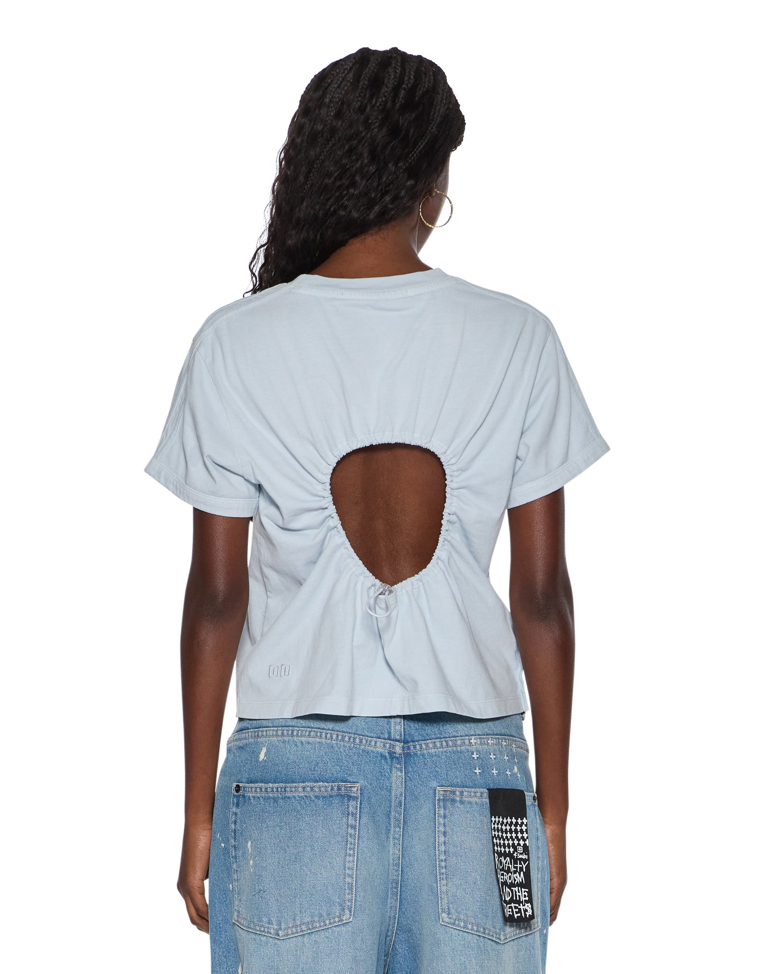 ART TRIP SHRUNKEN CUT OUT TEE ICE MIST - Image 2