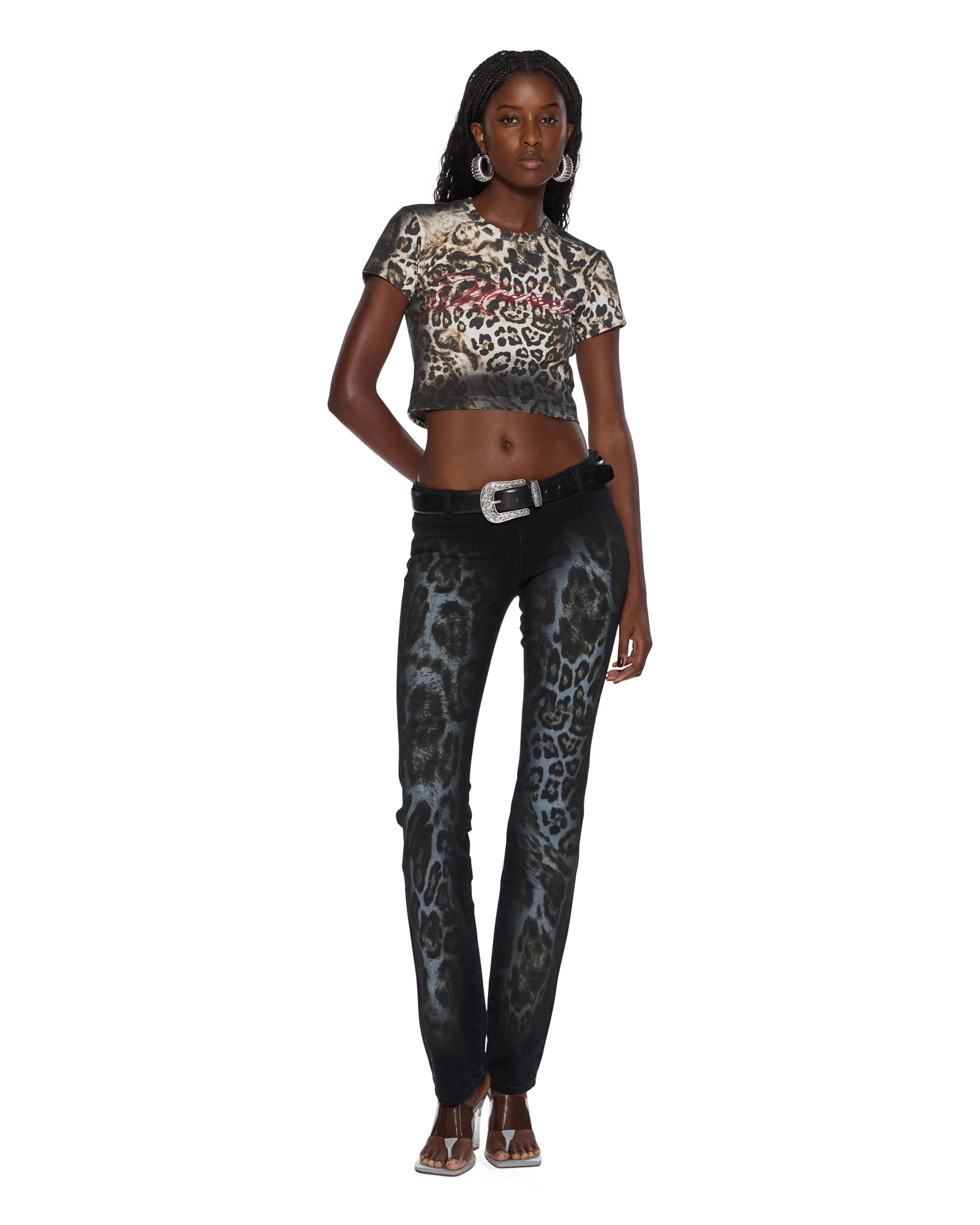 MOWALOLA JEAN BLACK CHEETAH - Image 3