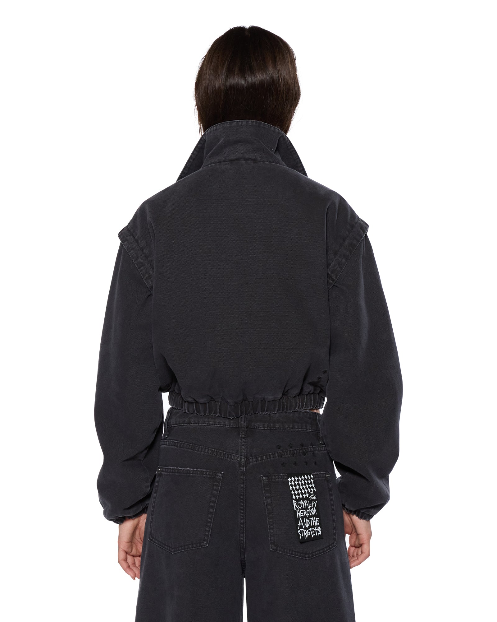 CROPPED ANORAK BLACK - Image 5