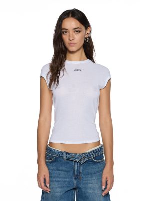 STAPLE SS TEE WHITE SHEER
