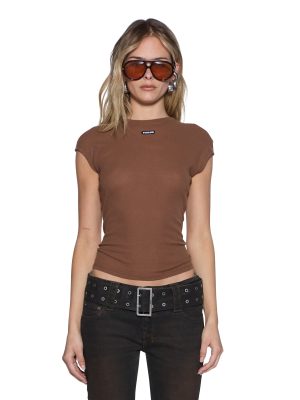 STAPLE SS TEE CHOCOLATE SHEER