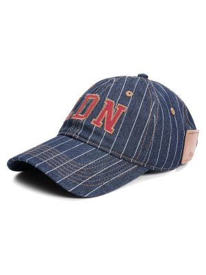 LDN RETRO CAP NAVY PINSTRIPE