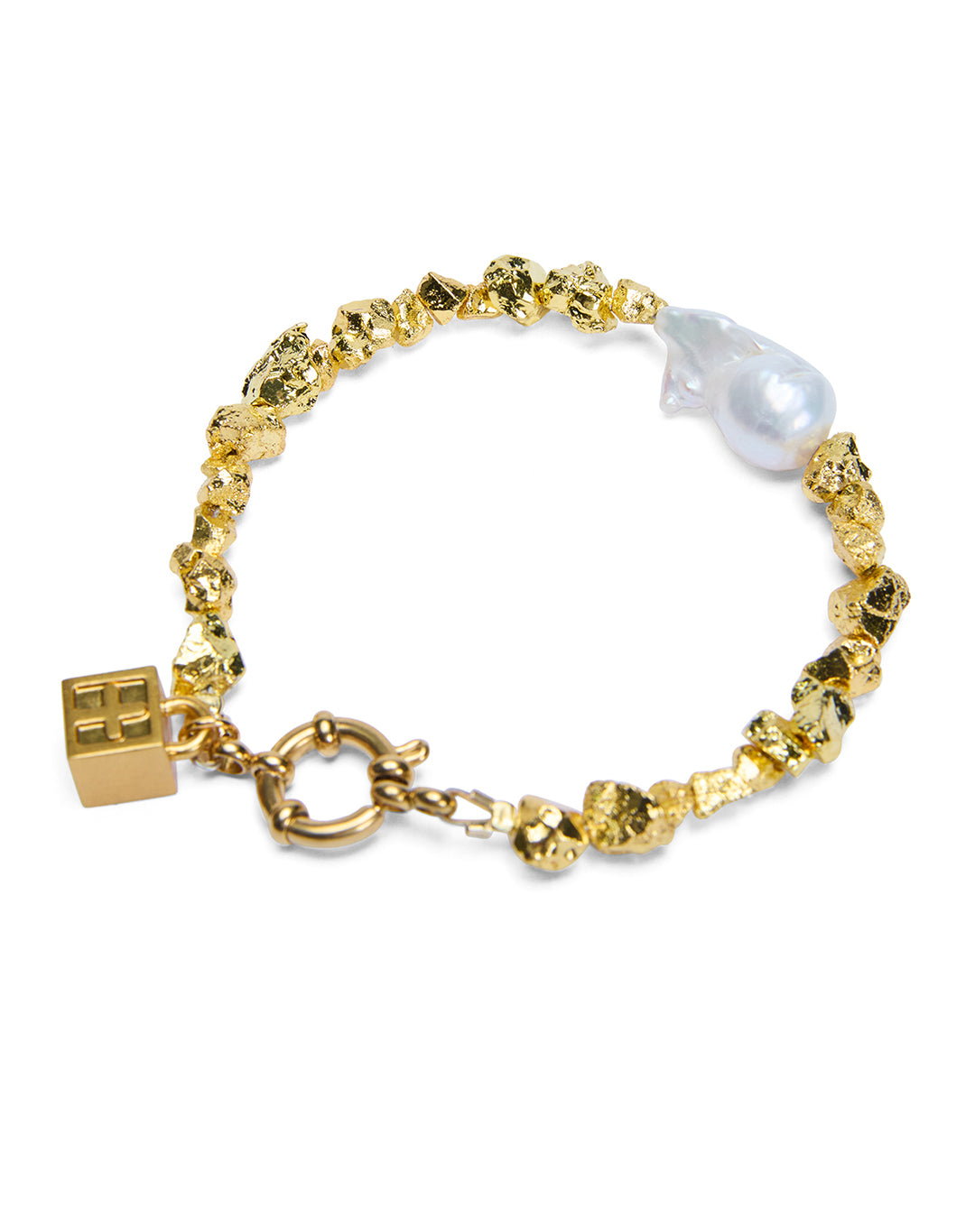 UNCUT GOLD BRCAELET - Image 4