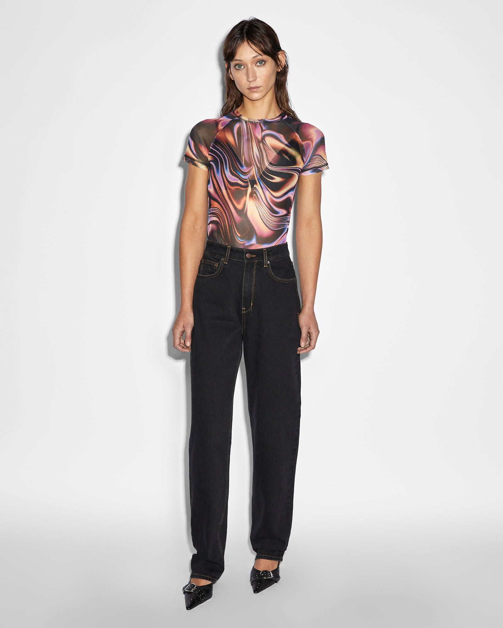 VISIONS MESH SS TEE - Image 3