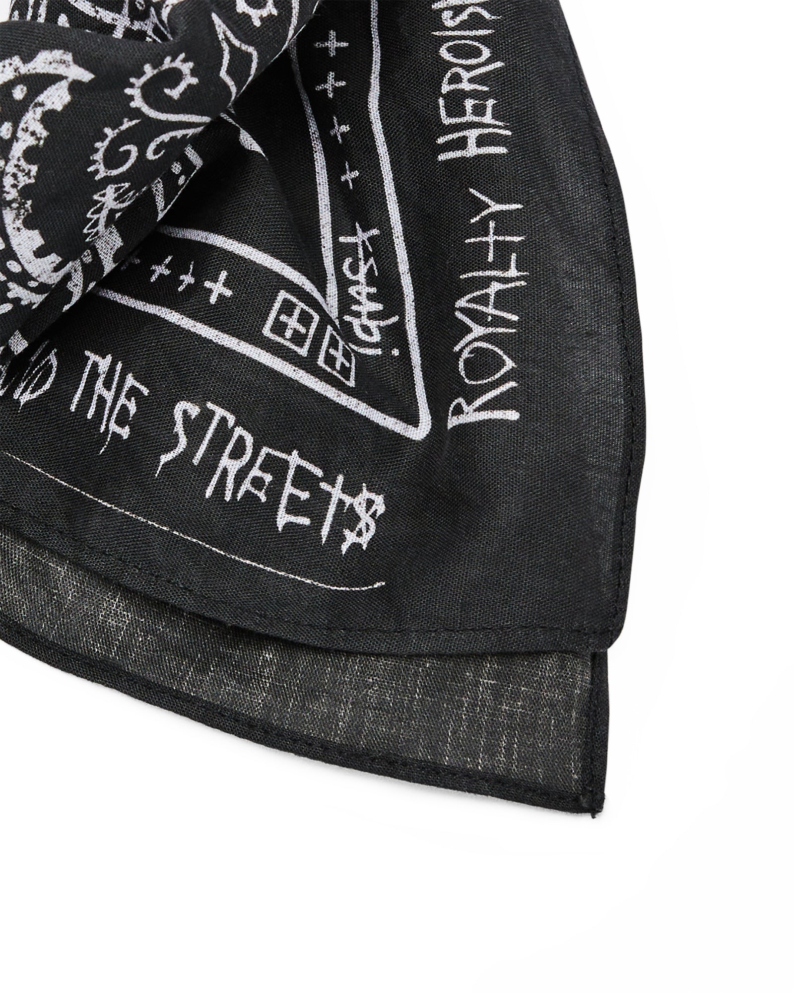 GHOSTED BANDANA BLACK/WHITE - Image 4