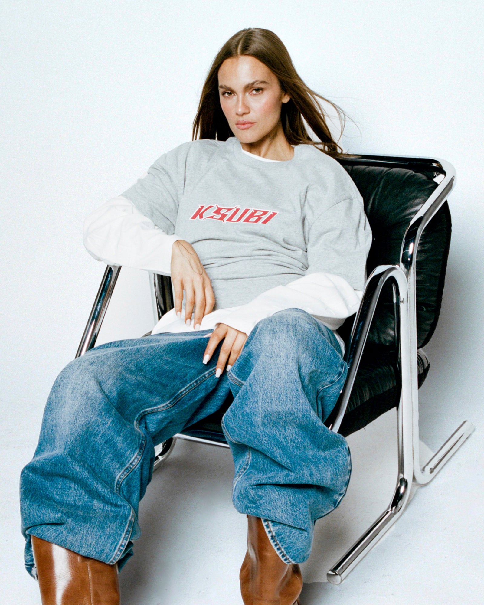 STINGER BIGGIE SS TEE GREY MARLE - Image 6